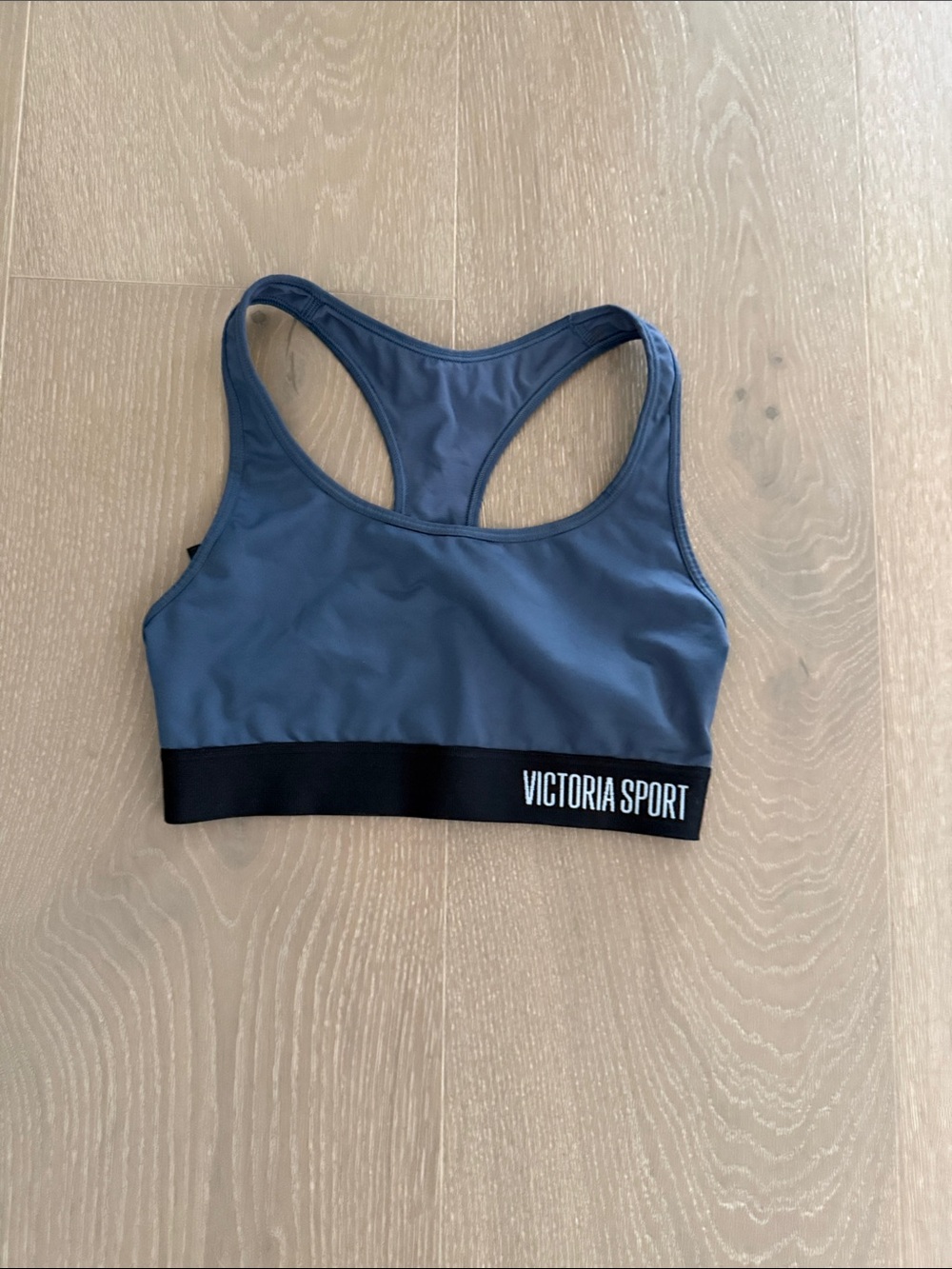Victoria Sport Slate Gray Racerback Sports Bra